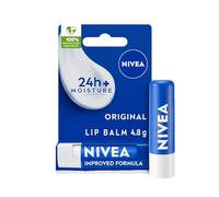 NIVEA Original Care Lip Balm Stick - Shea Butter Lips Care, 24h+ Moisturising Smooth Texture Lip Balm, Compact Chapstick for Dry, Cracked & Chapped Lips | Pack of 1