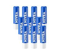 NIVEA Original Care Lip Balm Stick - Shea Butter Lips Care, 24h+ Moisturising Smooth Texture Lip Balm, Compact Chapstick for Dry, Cracked & Chapped Lips | Pack of 10