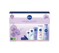 NIVEA Pampering Indulgence Gift Set (6 Pieces), Luxury NIVEA Gift Set Includes Shower Cream, Day and Night Cream, Body Lotion and More, Gifts for Women