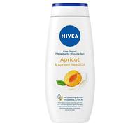 NIVEA Peach & Apricot Seed Oil Shower Gel (250 ml), Gentle Shower Gel with Delicate Peach Fragrance, Rich Cream Shower with Vitamin C & E for a Soft Skin Feeling