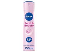 NIVEA Pearl and Beauty Antiperspirant Spray, 150 ml | Women's Deodorant Spray with Pearl Extract and Avocado Oil, 72-Hour Sweat and Odour Protection, 0% Alcohol, Floral Scent