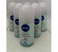 Nivea Pearl & Beauty 48hr Anti-Perspirant Deodorant Roll On 6 x 50ml
