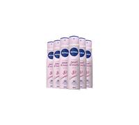 NIVEA Pearl & Beauty Anti-Perspirant Deodorant Pack of 6 (6 x 250ml), 48hr Deodorant for Women, Anti-Perspirant Spray for Women, with A Gent