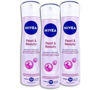 NIVEA Pearl & Beauty Deodorant Spray Anti Perspirant 3 x 150 ml Pack of 3