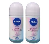 Nivea Pearl Beauty Roll On For Women, 50Ml (Pack Of 2)