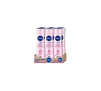 Nivea Pearl & Beauty Women's Deodorant Spray in Pack of 6 x 150 ml with Pearl Extracts for Bright and Soft Skin, Deo Antiperspirant Spray fo