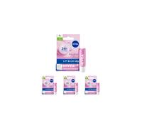 NIVEA Pearly Shine Lip Balm (4.8g) Pack of 4 - Shea Butter, Pearl Extract, 24h Moisture, Glamorous Shine