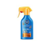 NIVEA Protect & Bronze Trigger Body Lotion for Daily Skin Comfort and Refreshing Feel, Lightweight Lotion, 250 ml / 8.45 Fl Oz Spray, Everyday Outdoor Care