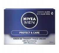 NIVEA Protect & Care Face Cream with Aloe Vera, 48H 75 ml (Pack of 1)