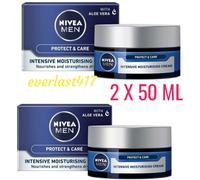 Nivea Protect Care Intensive Moisturising Cream Strengthens Dry Skin 2x 50ml