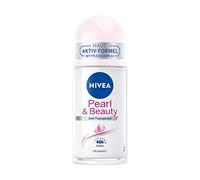Nivea Pure Pearl & Beauty Roll-On Deodorant 50 ml Antiperspirant Roller for Nourished Armpit Skin 48-Hour Deodorant with Antibacterial Protection