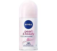 NIVEA Pure Pearl & Beauty Roll-On Deodorant Pack of 6 (6 x 50 ml), Antiperspirant Roller for Nourished Armpits, Deodorant with 48 Hour Protection