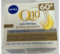 NIVEA Q10 Power 60+ Anti-Wrinkle Face Cream Moisturiser 50ml