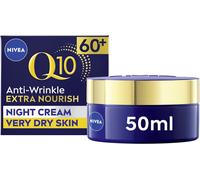 NIVEA Q10 Power 60+ Anti-Wrinkle Night Cream Moisturiser 50ml