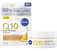 NIVEA Q10 Anti-Wrinkle Energy Radiance Boost Day Cream SPF 15 (50ml), Anti-Wrin