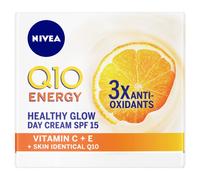 Nivea Q10 Energy Healthy Glow Face Day Cream With Vitamin C Spf15 50Ml