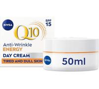 NIVEA Q10 Anti-Wrinkle Energy Radiance Boost Day Cream SPF 15 (50Ml), Fast Absor