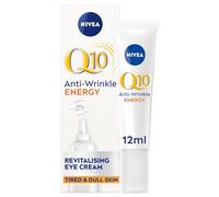 NIVEA Q10 Anti-Wrinkle Energy Revitalising Eye Cream (15 ml), Fast-Absorbing for Brighter Complexion, Vitamin C Eye Cream to Reduce Appearance of Dark Circles