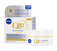 NIVEA Q10 Anti-Wrinkle Power Firming Day Cream SPF 30 (50 ml), Face Care Reduces and Prevents Wrinkles, Firming Day Cream with Q10 and Creatine