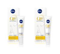 NIVEA Q10 Anti-Wrinkle Power Firming Eye Cream to Reduce Crow's Feet, Lines and Powerful Under Eye Cream to Revitalise the Eye Area (15ml) (Pack of 2)