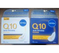 NIVEA Q10 ANTI WRINKLE POWER MULTI PROTECTIVE DAY SPF30 + NIGHT CREAM 2 x 50ml
