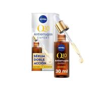 Nivea Q10 Anti-Wrinkle Serum Expert Double Action (30 ml), facial serum with anti-aging technology, anti-aging facial toner, blocks sugar damage