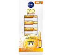 NIVEA Q10 Energy Anti-Wrinkle 7 Days Cream - 7 Ampoules (7 x 1 ml) Face Treatment with 100% Skin Identical Q10, Vitamin C and Vitamin E, Face Care Visibly Reduces Wrinkles and Tired Skin