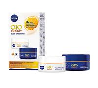 NIVEA Q10 Energy Duo Pack, Contains 1x Q10 Energy Recharging Night, 1x Q10 Energy Healthy Glow Day, Moisturising Cream Pack, Face Cream Multipack, Face Cream Women