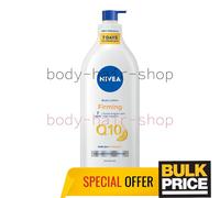 NIVEA Q10 Firming Body Lotion + Vitamin C (625ml), Firming Body Lotion with Collagen Booster Complex, 48H NIVEA Moisturiser, NIVEA Body Lotion for Normal Skin