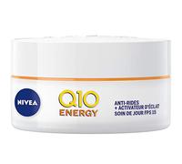 NIVEA Q10 Plus C Day Cream Relieving Anti Wrinkles + Energy SPF 15 (1 x 50 ml), Anti-Ageing Cream Enriched with Q10 & Vitamin C, Moisturising Cream, Face Care Women