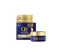 NIVEA Q10 Power 60+ Anti-Wrinkle Night Cream Moisturiser 50ml