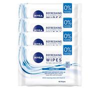 NIVEA Refreshing Cleansing Face Wipes, 40 wipes, Pack of 4
