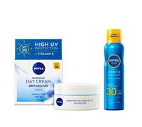 NIVEA Refreshing Day Cream SPF30 + Protect & Dry Touch Sun Mist SPF30 50 ml + 200 ml