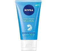 NIVEA Refreshing wash gel (150 ml), gentle cleansing gel with vitamin E, mild facial cleansing invigorates the skin and moisturises