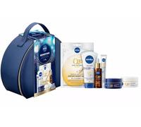 Nivea Renewing Moments of Joy - Q10 Skincare Collection Gift Set - 6PC Set with Vanity Case