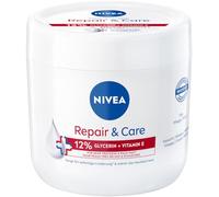 NIVEA Repair & Care Cream, Moisturising & Non-Greasy Body Cream, Fast Absorbing Lotion with Vitamin E & Glycerin, for Very Dry & Rough Skin (400 ml)