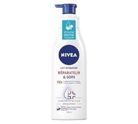 NIVEA Repair & Care Repair Lotion for Body for Very Dry Skin (1 x 250 ml) - Moisturising Body Milk with Glycerin, Provitamin B5 & Niacinamide - Moisturising Cream for Rough Skin, Extra