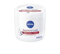 NIVEA Repara & Care Moisturising Cream for Body, Face and Hands (1 x 400 ml), 72h Moisturising Cream with Glycerine and Pure Vitamin E, for Dry and Very Dry Skin