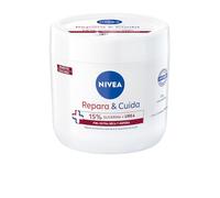 NIVEA Repara & Care Moisturising Cream for Body, Face and Hands (1 x 400 ml), Moisturising Cream with Glycerine and Urea, 72h Moisture for Extra Dry and Rough Skin
