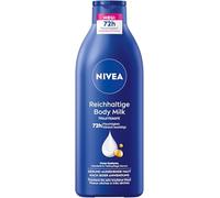 NIVEA Rich Body Milk, Intensely Nourishing Body Cream with Pure Hyaluron, Almond Oil and Deep Care Serum, Lotion for Dry Skin (400 ml)