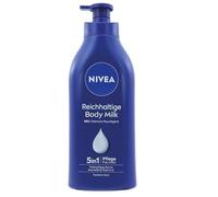 Nivea Rich Body Milk with Pump 48 Hours Intensive Moisture 625 ml Pack of 6