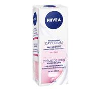 NIVEA Rich Moisturising Day Cream SPF 15 50ml, 24h Hydration for Dry Skin with Natural Almond Oil