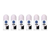 Nivea Roll On Black & White Invisible Clear Female 50ml x 6