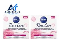 NIVEA Rose Care Moisturising Gel Cream (50 ml), Hydrating Face Cream...