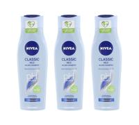 Nivea Shampoo 250ml x 3 Classic Mild Ph Balance Silicon Free Normal Hair NEW
