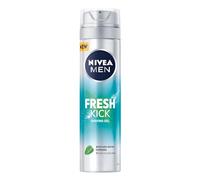 NIVEA Shaving Gel 200 ml Fresh Kick Refreshing, Daily Use Product Infused with Mint Extract, Suitable for All Hair and Skin Types, Dermatologically Approved for Skin Compatibility (Pack of 4)