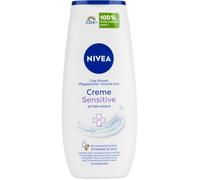 NIVEA Shower Cream Gel Rich Moisture Sensitive (250ml), Body Wash with Soothing Chamomile Extract, Sensitive Body Wash for Women, pH Skin-Balanced Shower Gel