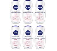 Nivea Shower Cream Indulgent Moisture Rose 250ml x 6