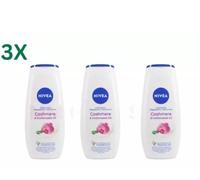 Nivea Shower Gel Cashmere & Cotton Seed Oil 250ml x 3