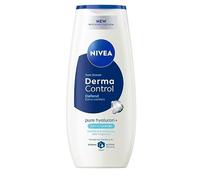 NIVEA Shower Gel for Sensitive Skin with Hyaluronic Acid and Pro-Vitamin B5 Derma Control Defend 250 ml Pack of 12
